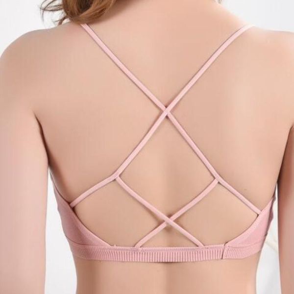 gym clothing fitness sports bra for women push up solid cross back yoga running training workout femme padded underwear crop female, White;black
gym clothing fitness sports bra for women push up solid cross back yoga running training workout femme padded underwear crop female, White;black