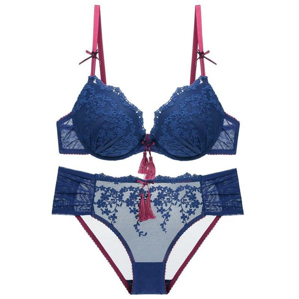 bras sets women's lace embroidered bra set retro deep v micro gathering adjustable comfortable breathable wt067, Red;black
bras sets women's lace embroidered bra set retro deep v micro gathering adjustable comfortable breathable wt067, Red;black