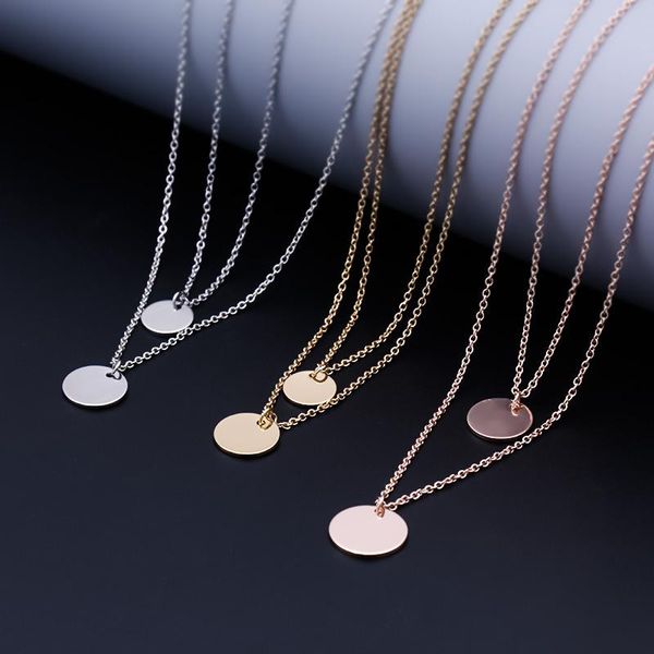 pendant necklaces disc multilayer sequins double layer necklace for women party jewelry, Silver
pendant necklaces disc multilayer sequins double layer necklace for women party jewelry, Silver