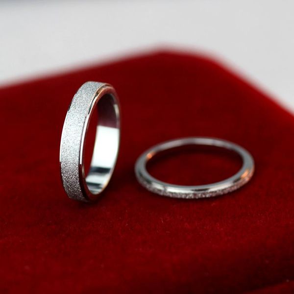 cluster rings yun ruo silver color frosted couple fashion titanium steel jewelry birthday gift woman engagement never fade drop, Golden;silver
cluster rings yun ruo silver color frosted couple fashion titanium steel jewelry birthday gift woman engagement never fade drop, Golden;silver