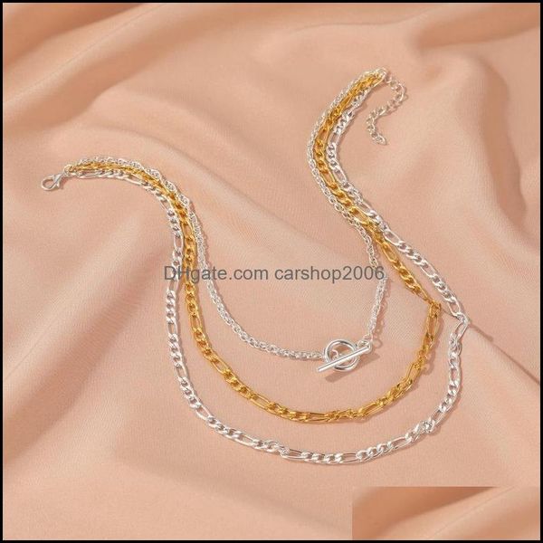 necklaces & pendants jewelrypunk metal layed twisted chain chokers necklace for women cool gold color alloy pendant party jewelry birthday g, Silver
necklaces & pendants jewelrypunk metal layed twisted chain chokers necklace for women cool gold color alloy pendant party jewelry birthday g, Silver