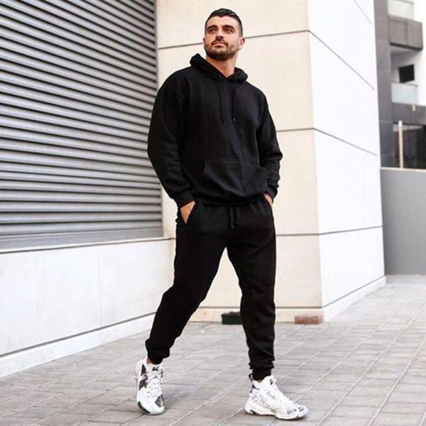 men's tracksuits tracksuit men fashion hoodies suits solid sets sweatshirts+sweatpants spring autumn fleece hooded pullover 2 pieces se, Gray
men's tracksuits tracksuit men fashion hoodies suits solid sets sweatshirts+sweatpants spring autumn fleece hooded pullover 2 pieces se, Gray