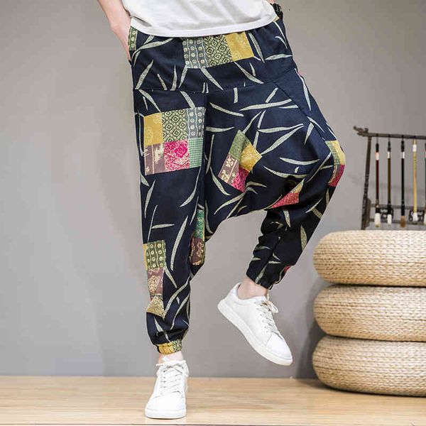 men's pants 2021 summer autumn bloomers male casual printed loose cotton harem big crotch hip hop baggy zet9, Black
men's pants 2021 summer autumn bloomers male casual printed loose cotton harem big crotch hip hop baggy zet9, Black