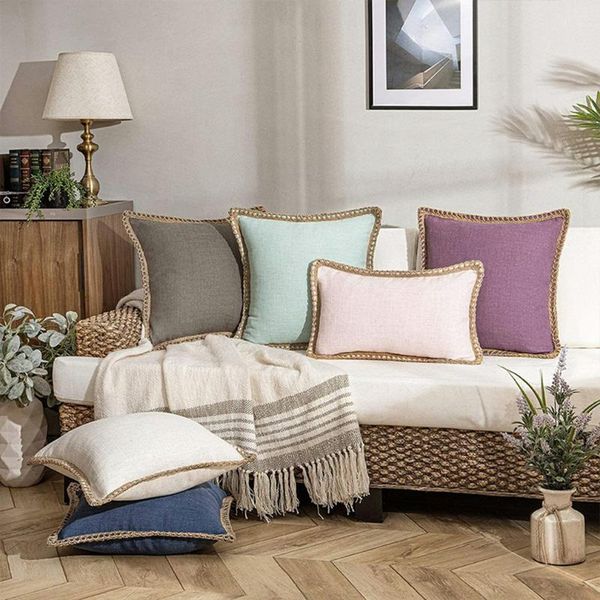 cushion/decorative pillow rope edging middle lotus leaf thick linen fabric embracing pillowcase for decorative couch bedroom car
cushion/decorative pillow rope edging middle lotus leaf thick linen fabric embracing pillowcase for decorative couch bedroom car