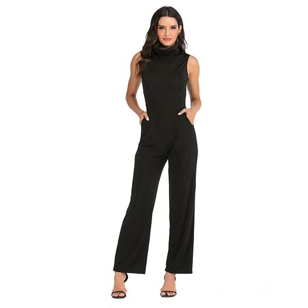 women's jumpsuits & rompers 2021 spring and summer fashion solid-colored casual jumpsuit women, Black;white
women's jumpsuits & rompers 2021 spring and summer fashion solid-colored casual jumpsuit women, Black;white