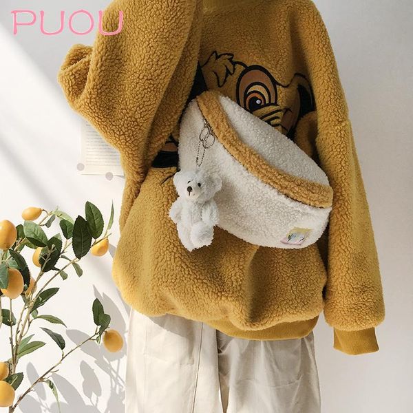 women chest shoulder bag lamb like fabric soft plush purse simple patchwork panelled phone pouch cute crossbody bags for girls waist
women chest shoulder bag lamb like fabric soft plush purse simple patchwork panelled phone pouch cute crossbody bags for girls waist