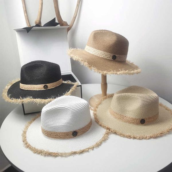 new panama wide brim fringe st hat foldable roll up hat fedora summer beach sun hat upf 50+ splicing summer sun hatbreathable x0707, Blue;gray
new panama wide brim fringe st hat foldable roll up hat fedora summer beach sun hat upf 50+ splicing summer sun hatbreathable x0707, Blue;gray