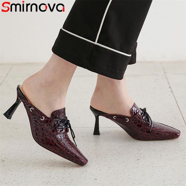 dress shoes smirnova 2021 arrival women pumps square toe cross tied summer party thin high heels ladies big size 33-43, Black
dress shoes smirnova 2021 arrival women pumps square toe cross tied summer party thin high heels ladies big size 33-43, Black