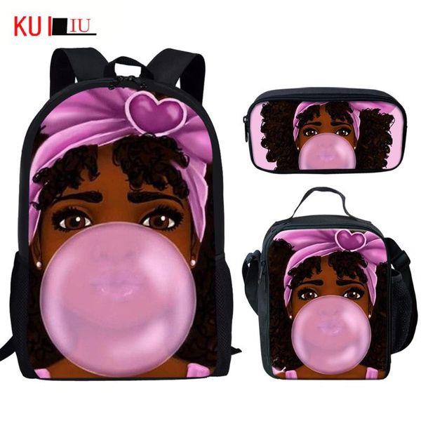 backpack kuiliu 3pcs/set cute afro girl print school bags fashion africa american kids teenagers nylon bookbag casual
backpack kuiliu 3pcs/set cute afro girl print school bags fashion africa american kids teenagers nylon bookbag casual