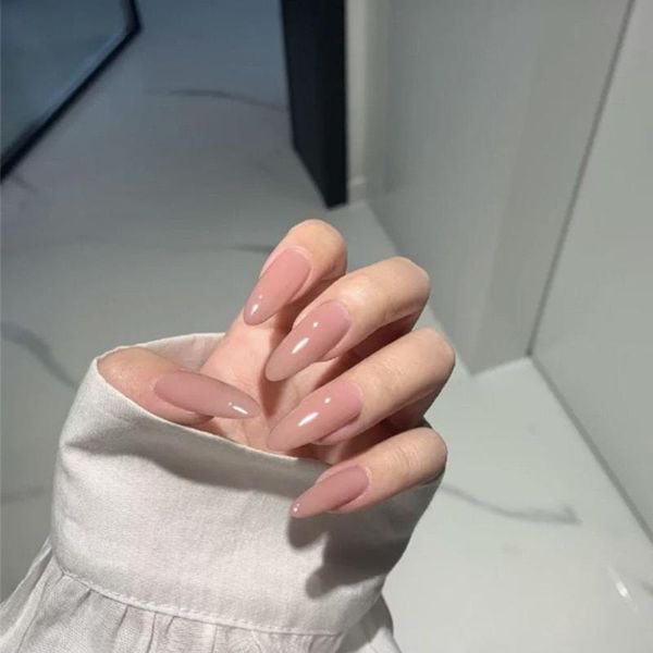 false nails 24pcs/box detachable long almond wearable jelly color fake full cover nail tips press on, Red;gold
false nails 24pcs/box detachable long almond wearable jelly color fake full cover nail tips press on, Red;gold