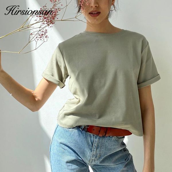 hirsionsan 100% cotton oversized t shirt women harajuku basic loose short sleeve tees soft female solid khaki summer jumper, White
hirsionsan 100% cotton oversized t shirt women harajuku basic loose short sleeve tees soft female solid khaki summer jumper, White
