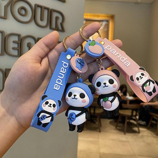 keychains silicone panda keychain car keyrings cute creative jewelry pendant bag ornament small gift, Silver
keychains silicone panda keychain car keyrings cute creative jewelry pendant bag ornament small gift, Silver