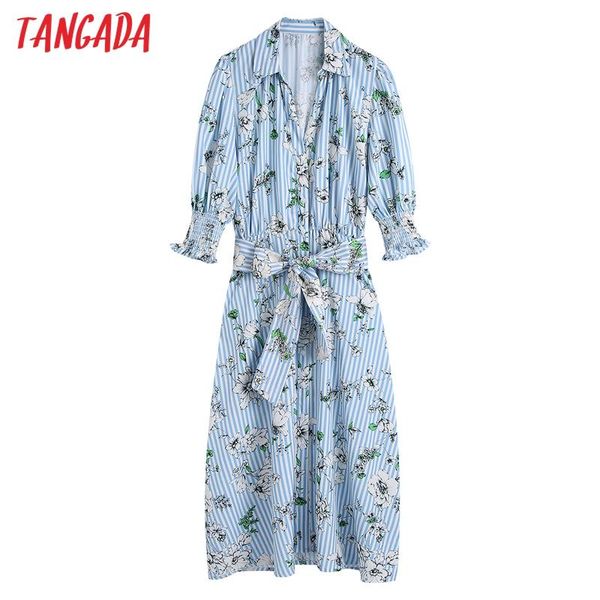tangadaa women 2021 chic fashion blue floral print midi shirt dress with belt office lady dresses vestidos be540 casual, Black;gray
tangadaa women 2021 chic fashion blue floral print midi shirt dress with belt office lady dresses vestidos be540 casual, Black;gray