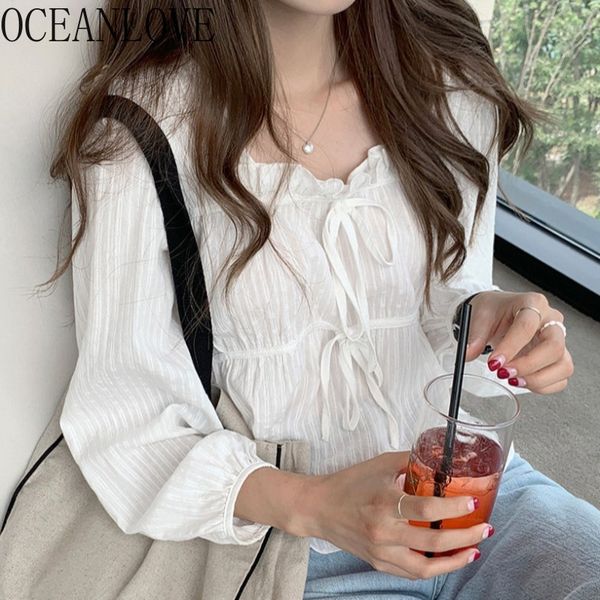 spring blusas solid bow square neck puff sleeve autumn women blouses retro korean shirts sweet 19578 210415, White
spring blusas solid bow square neck puff sleeve autumn women blouses retro korean shirts sweet 19578 210415, White