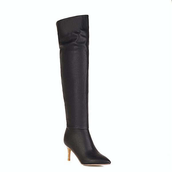 asumer ones arrive on the knee women's heels wedding party thin autumn shoes thigh high boots, Black
asumer ones arrive on the knee women's heels wedding party thin autumn shoes thigh high boots, Black