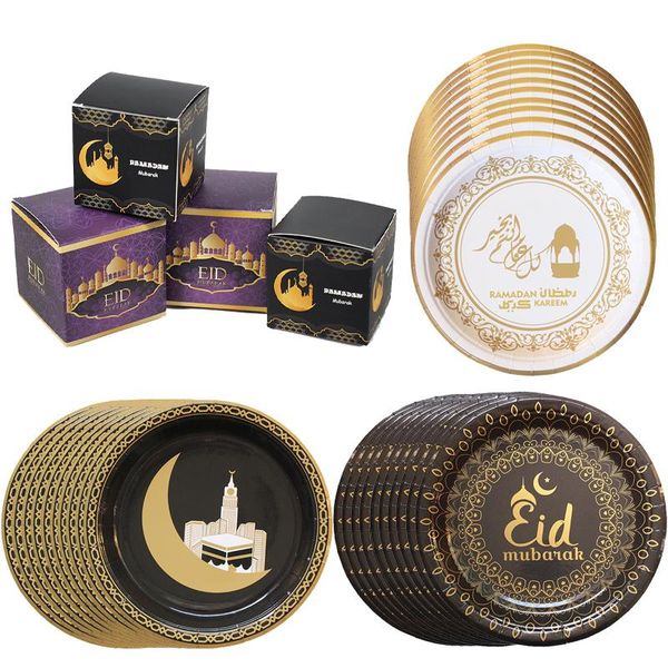 disposable dinnerware eid mubarak dinner plate white black ramadan hajj islamic party candy boxes muslim festival decoration supplies
disposable dinnerware eid mubarak dinner plate white black ramadan hajj islamic party candy boxes muslim festival decoration supplies