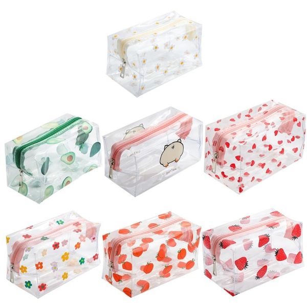 cosmetic bags & cases x5xa women girls clear plastic zippered makeup bag sweet colorful floral fruits print waterproof travel transparent
cosmetic bags & cases x5xa women girls clear plastic zippered makeup bag sweet colorful floral fruits print waterproof travel transparent