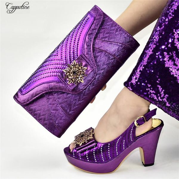 dress shoes fashion lady party set matching african high heel with handbag sets 9310-5 in purple, height .5cm, Black
dress shoes fashion lady party set matching african high heel with handbag sets 9310-5 in purple, height .5cm, Black