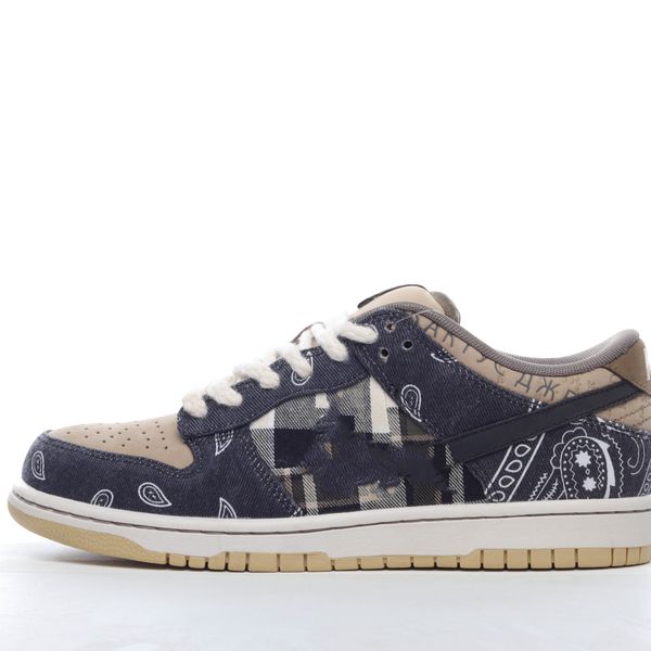 dnks low travis scotts skateboard shoes black parachute beige-petra brown-black fashion sneakers good quality ship with box
dnks low travis scotts skateboard shoes black parachute beige-petra brown-black fashion sneakers good quality ship with box