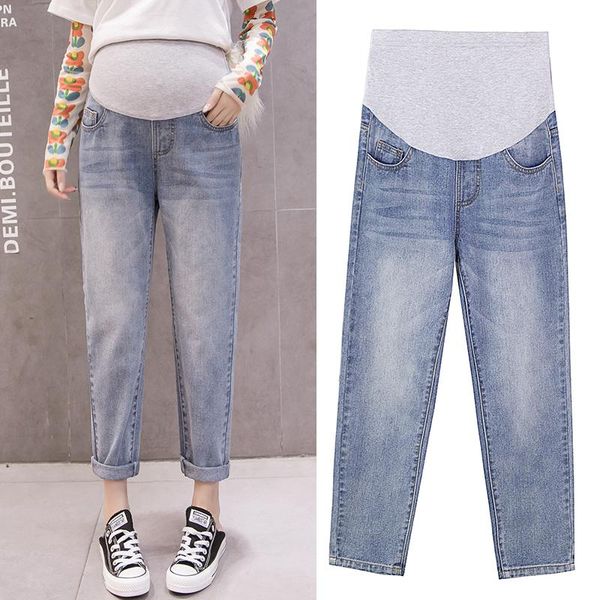 8828# spring autumn denim maternity straight jeans elastic waist belly harem pants for pregnant women pregnancy casual trousers bottoms, White
8828# spring autumn denim maternity straight jeans elastic waist belly harem pants for pregnant women pregnancy casual trousers bottoms, White
