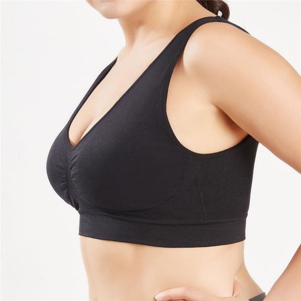 gym clothing ladies sports bra plus size solid color ultra-thin full cup vest high impact 20d23, White;black
gym clothing ladies sports bra plus size solid color ultra-thin full cup vest high impact 20d23, White;black