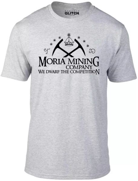 men's moria mining company t-shirt - gift film movie hobbit box set costume fun, White;black
men's moria mining company t-shirt - gift film movie hobbit box set costume fun, White;black