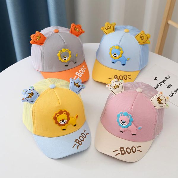 summer children 's sun hat handsome boy cartoon little lion baseball net girl travel protection caps & hats, Yellow
summer children 's sun hat handsome boy cartoon little lion baseball net girl travel protection caps & hats, Yellow