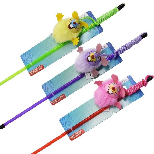 cat toys funny kitten teaser interactive toy rod and feather for cats catnip stick mouse
cat toys funny kitten teaser interactive toy rod and feather for cats catnip stick mouse