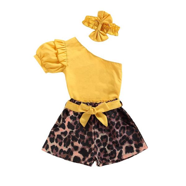 clothing sets 2021 0-4y fashion kids baby girl set puff short sleeve one shoulder blouse+leopard print shorts with belt 3pcs outfits, White
clothing sets 2021 0-4y fashion kids baby girl set puff short sleeve one shoulder blouse+leopard print shorts with belt 3pcs outfits, White