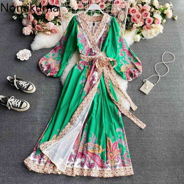 nomikuma vintage printing women dress korean bow bandage slim waist dresses lantern sleeve v-neck elegant vestidos 6e691 210427, Black;gray
nomikuma vintage printing women dress korean bow bandage slim waist dresses lantern sleeve v-neck elegant vestidos 6e691 210427, Black;gray