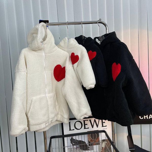 jackets kids girls fleece winter fashion children's thick warm coats red heart print hooded clothes cute fall clothing, Blue;gray
jackets kids girls fleece winter fashion children's thick warm coats red heart print hooded clothes cute fall clothing, Blue;gray