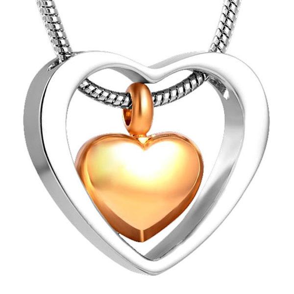 pendant necklaces ijd8078 golden/black/rose gold tiny heat urn charm&large heart stainless steel cremation jewelry for women keepsake neckla, Silver
pendant necklaces ijd8078 golden/black/rose gold tiny heat urn charm&large heart stainless steel cremation jewelry for women keepsake neckla, Silver