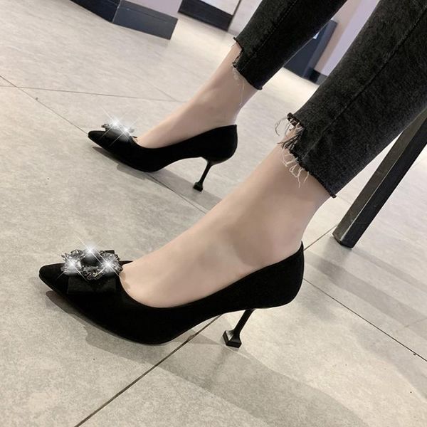 dress shoes pointed toe luxry designer woman diamond decoration high heel bride crystal wedding jeweled ladies y21, Black
dress shoes pointed toe luxry designer woman diamond decoration high heel bride crystal wedding jeweled ladies y21, Black