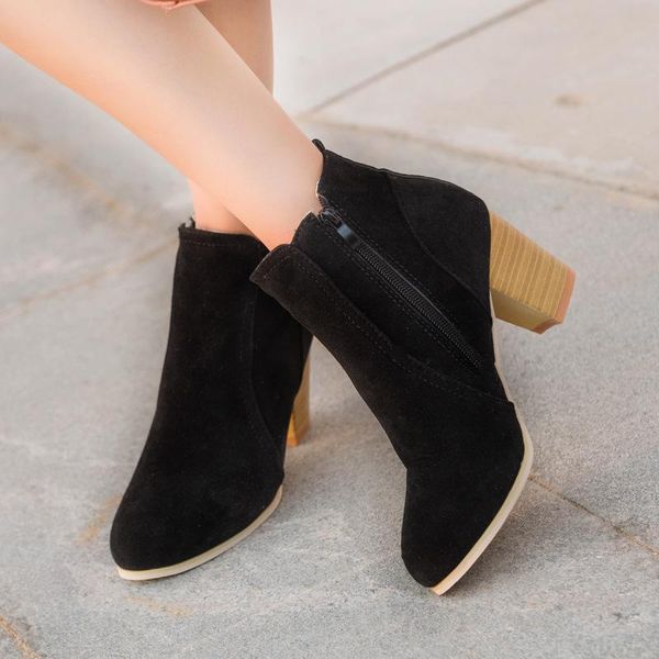 boots winter fashion ankle women pointed toe high heel 2021 zipper ladies casual shoes zapatos de mujer, Black
boots winter fashion ankle women pointed toe high heel 2021 zipper ladies casual shoes zapatos de mujer, Black