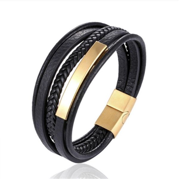 cuff 2021 fashion black/brown braid woven leather bracelet titanium stainless steel men bangle jewelry vintage gift, White
cuff 2021 fashion black/brown braid woven leather bracelet titanium stainless steel men bangle jewelry vintage gift, White
