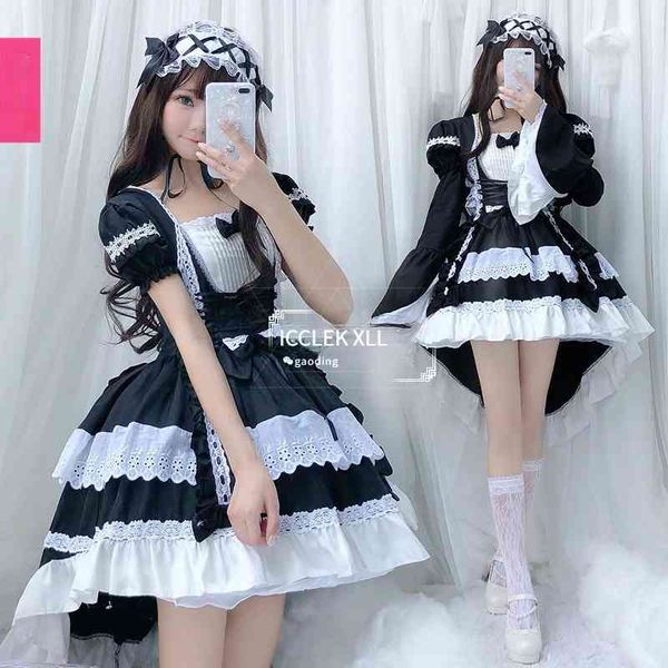 summer kawaii lolita dress halloween cosplay costume women maid sweet pink princess party clothes for girls, Black;gray
summer kawaii lolita dress halloween cosplay costume women maid sweet pink princess party clothes for girls, Black;gray