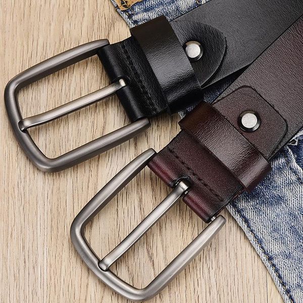 belts genuine leather luxury men metal buckle male business vintage trouser belt fashion jeans waistband, Black;brown
belts genuine leather luxury men metal buckle male business vintage trouser belt fashion jeans waistband, Black;brown