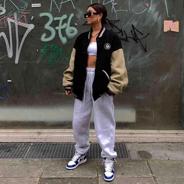 women's jackets tênis de beisebol, uniforme americano, preto, costurado, jaqueta bf, primavera e outono, moda 6b20, Black;brown
women's jackets tênis de beisebol, uniforme americano, preto, costurado, jaqueta bf, primavera e outono, moda 6b20, Black;brown
