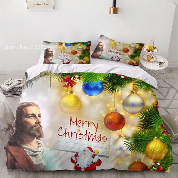 bedding sets holiday festival set jesus religion duvet cover merry christmas bed quilt 3d print home textile
bedding sets holiday festival set jesus religion duvet cover merry christmas bed quilt 3d print home textile