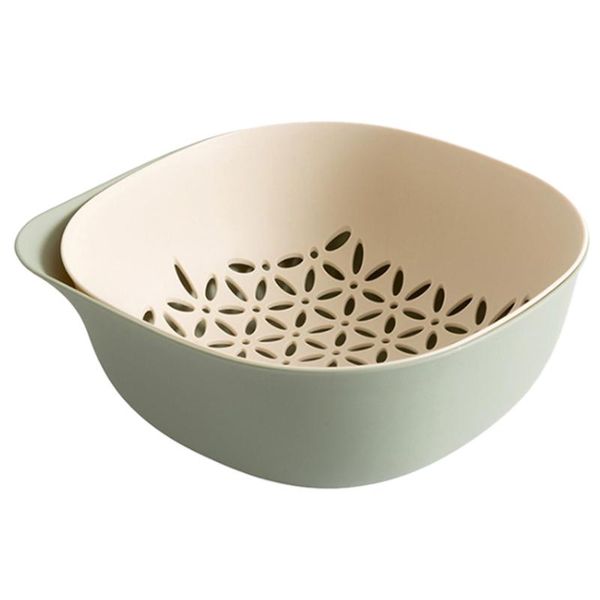 storage baskets kitchen strainer/colander & double drain basket for fruits vegetable cleaning washing mixing
storage baskets kitchen strainer/colander & double drain basket for fruits vegetable cleaning washing mixing