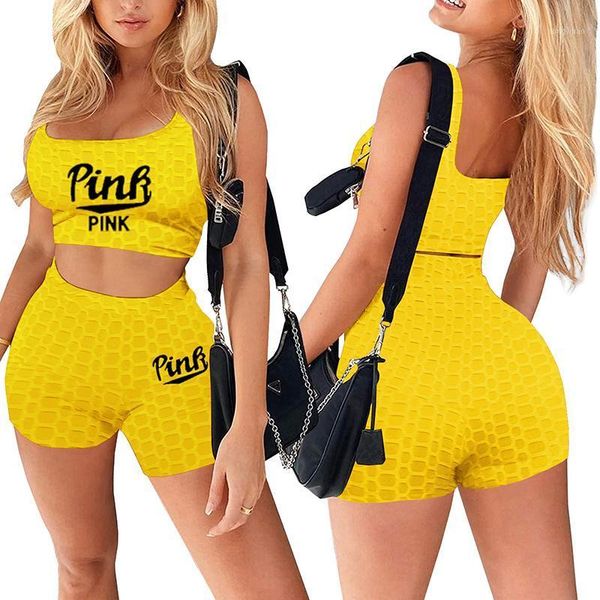 women's tracksuits women sport clothing set 2pcs tracksuit letter print sleeveless low-cut crop high waist shorts trousers summer gym, Gray
women's tracksuits women sport clothing set 2pcs tracksuit letter print sleeveless low-cut crop high waist shorts trousers summer gym, Gray