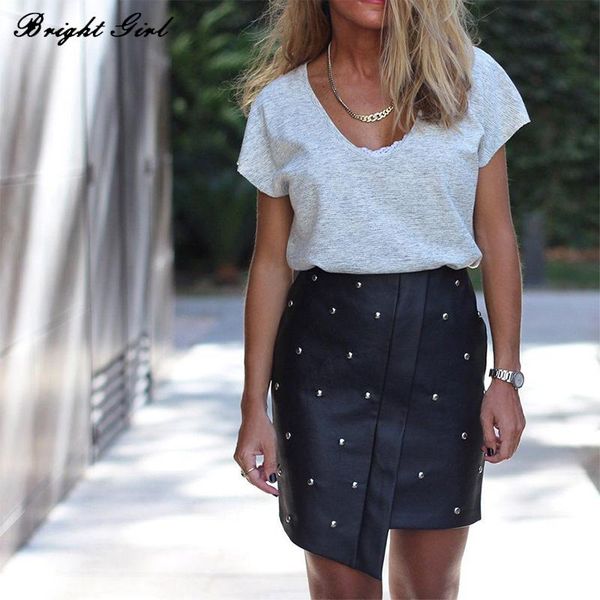 skirts bright girl women skirt pu leather beaded summer style casual versatile office clothes for femme, Black
skirts bright girl women skirt pu leather beaded summer style casual versatile office clothes for femme, Black