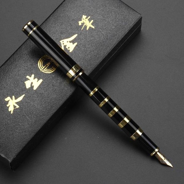fountain pens wholesale price wingsung pen luxury black 6 golden ring advanced gift office supplies
fountain pens wholesale price wingsung pen luxury black 6 golden ring advanced gift office supplies