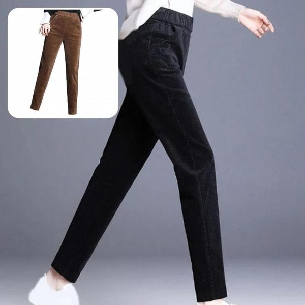 women's pants & capris warm trendy pockets elastic waist harem comfy corduroy skinny for daily wear, Black;white
women's pants & capris warm trendy pockets elastic waist harem comfy corduroy skinny for daily wear, Black;white