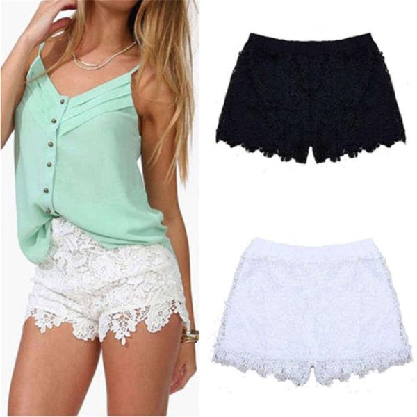 women's shorts gogoboi women lace 2021 summer casual beach high waist fashion lady short, White;black
women's shorts gogoboi women lace 2021 summer casual beach high waist fashion lady short, White;black