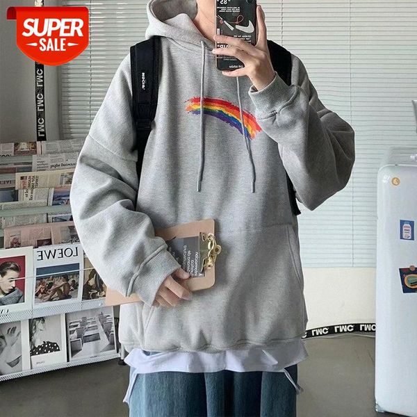 sweater men's hooded couple wear autumn loose trend wild rainbow hoodie hong kong style ins casual tb jacket tide #ep0g, Black
sweater men's hooded couple wear autumn loose trend wild rainbow hoodie hong kong style ins casual tb jacket tide #ep0g, Black