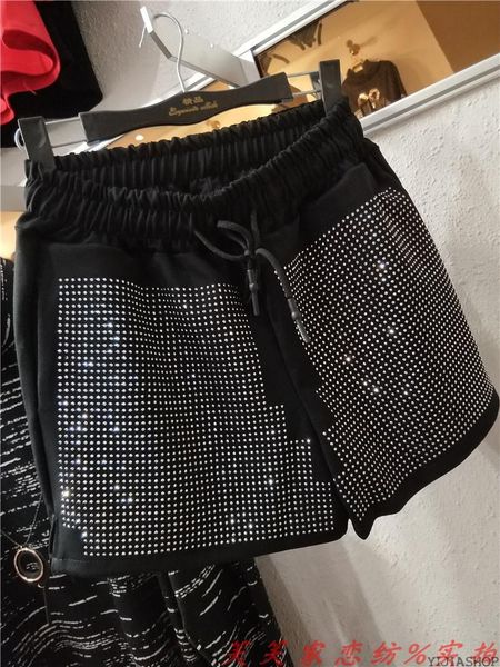 plus size shorts ladies winter elastic waist high temperature diamond wide leg pants loose women's, White;black
plus size shorts ladies winter elastic waist high temperature diamond wide leg pants loose women's, White;black