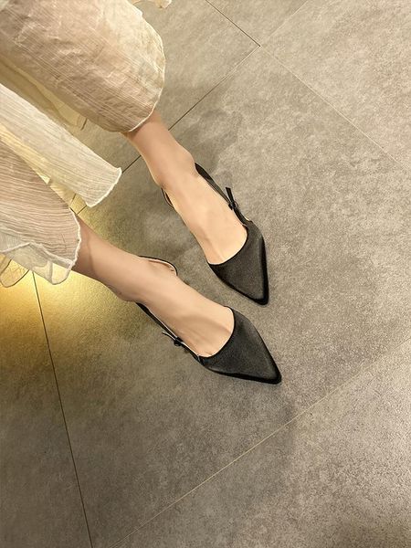 the spring han edition fashionable joker hollow professional fine with high heels sandals, Black
the spring han edition fashionable joker hollow professional fine with high heels sandals, Black