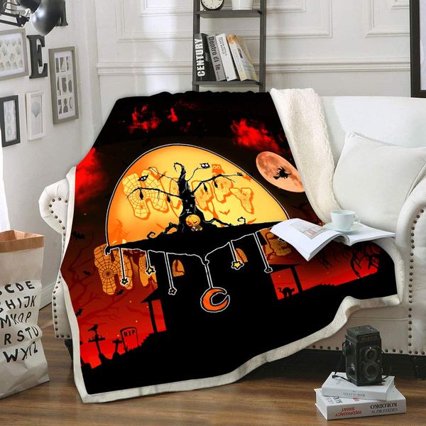 Decorative Sherpa Throws Blankets Lightweight for Kids, Warm Halloween Blanket Throw Broomstick Witch Bats Tree Blood Moon
Decorative Sherpa Throws Blankets Lightweight for Kids, Warm Halloween Blanket Throw Broomstick Witch Bats Tree Blood Moon
