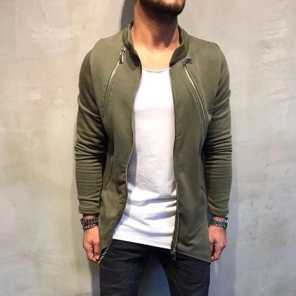 men's vests men slim irregular jacket long sleeve coat autumn winter sports sweatshirts, Black;white
men's vests men slim irregular jacket long sleeve coat autumn winter sports sweatshirts, Black;white